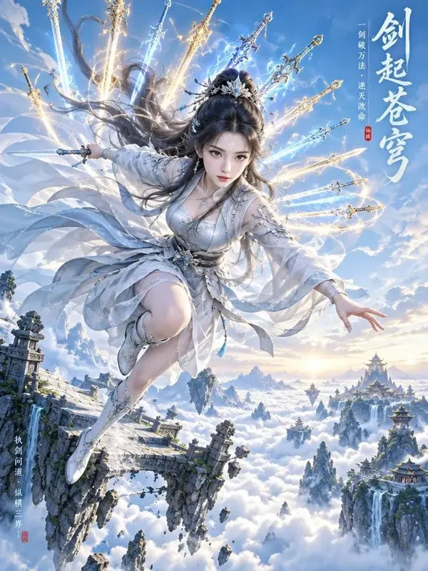 剑修师妹她超凶短剧封面，修仙短剧题材